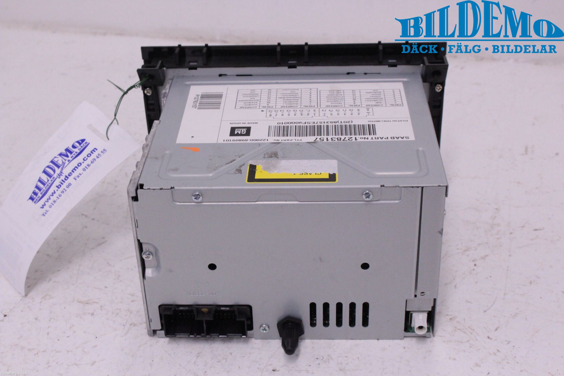 Saab 9-3 VER 2 Cd Radio - Multimediapanel