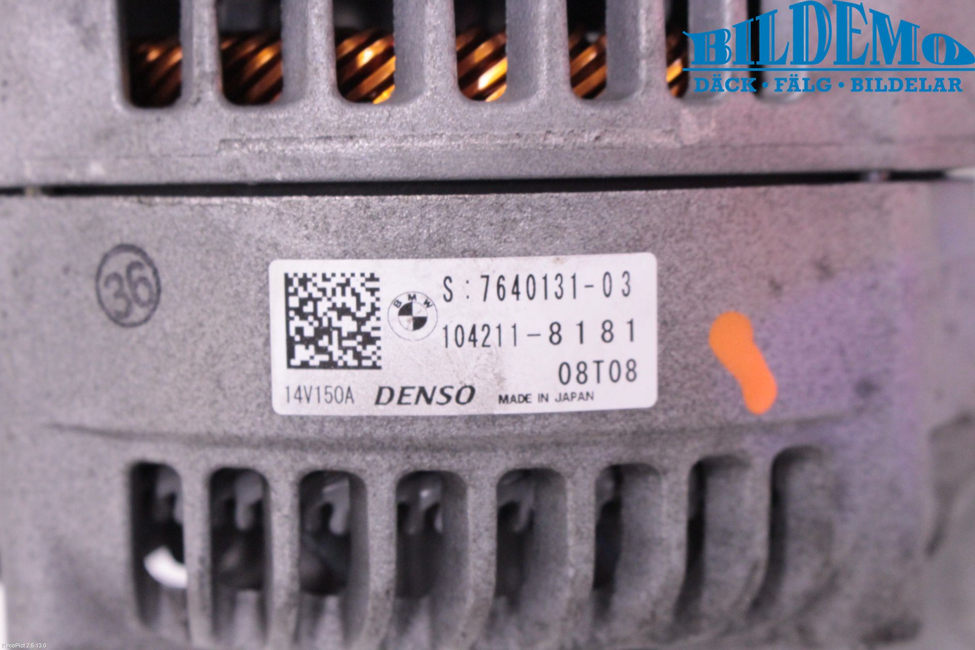 BMW 3 F30/F31/F80 12-19 Generator