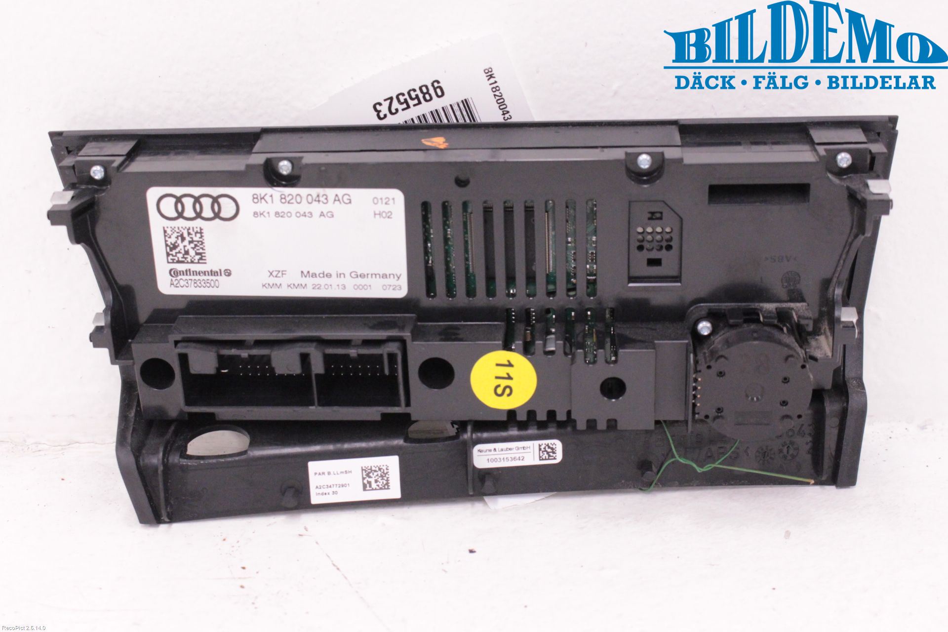 Audi A4 12-15 Ac Styrenhet Ac Manöveren