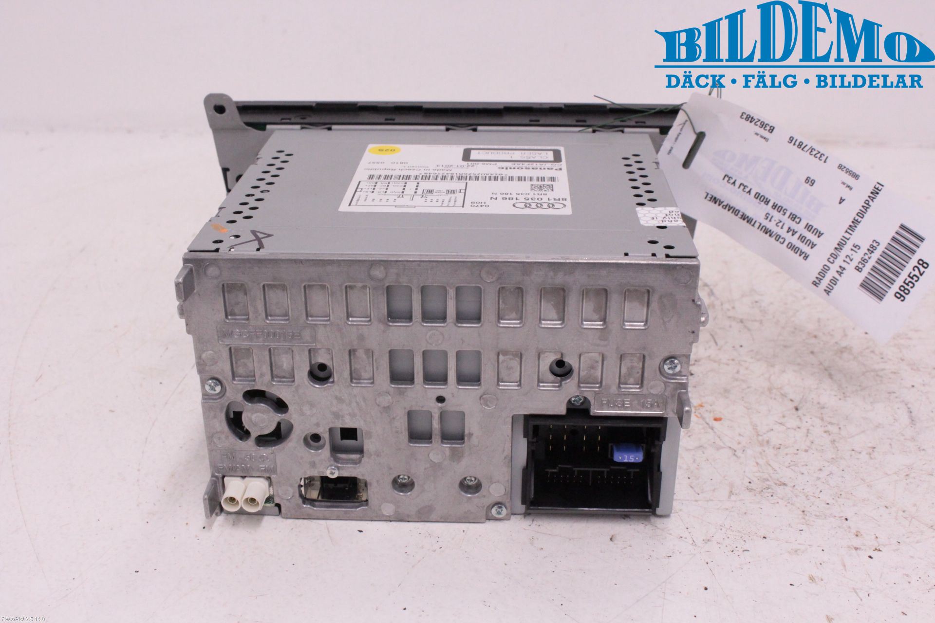 Audi A4 12-15 Cd Radio - Multimediapanel