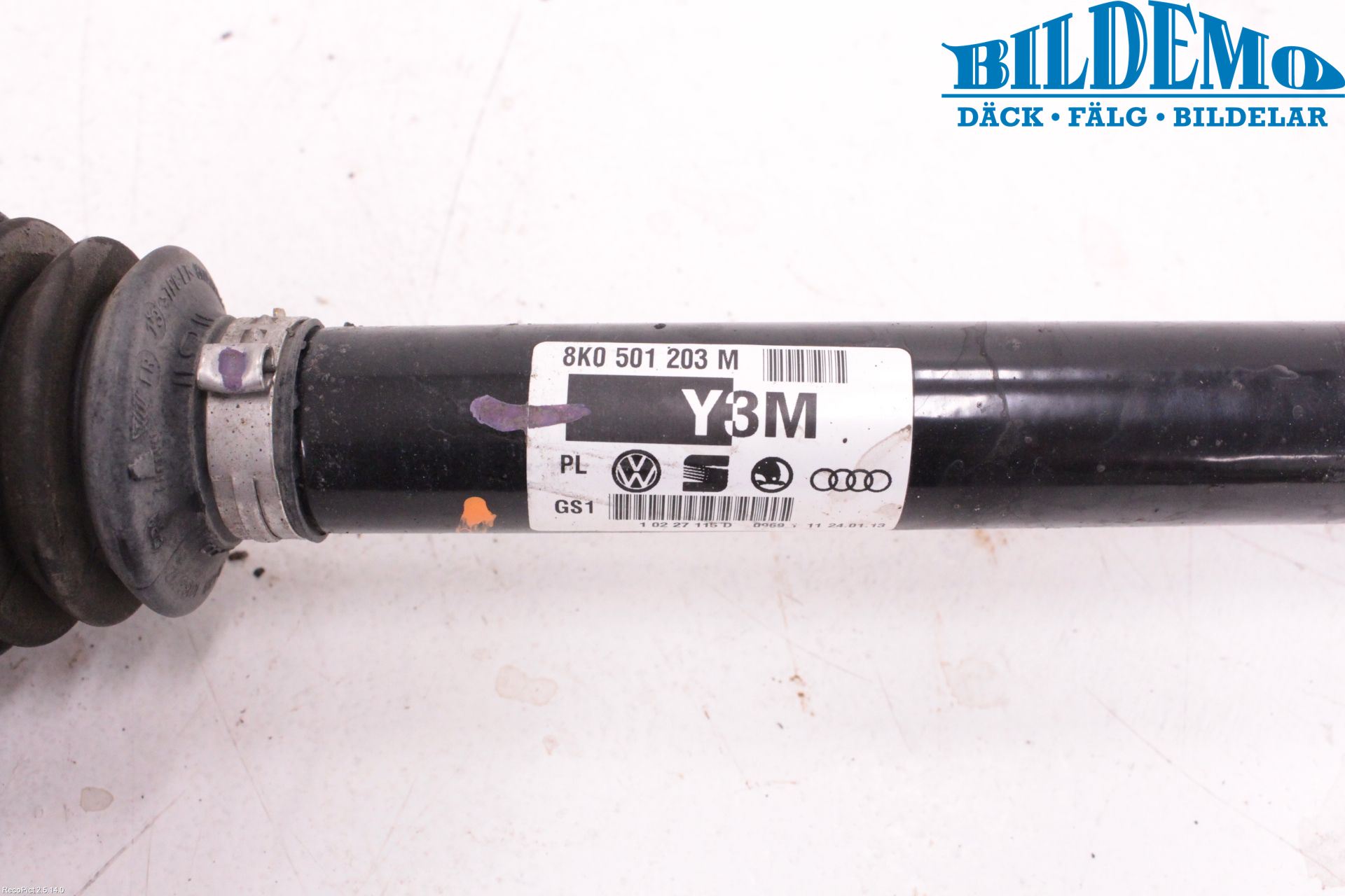 Audi A4 12-15 Drivaxel Bak Höger