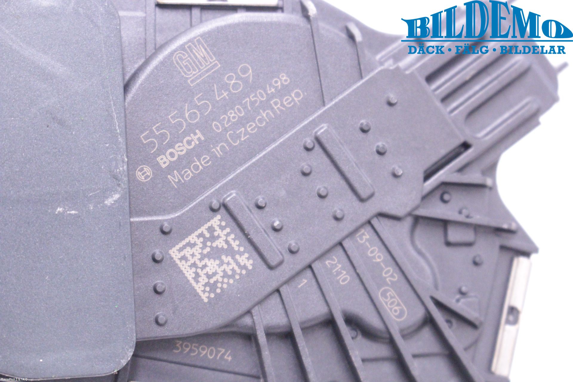 Opel MERIVA B 10-17 Injspjällhus