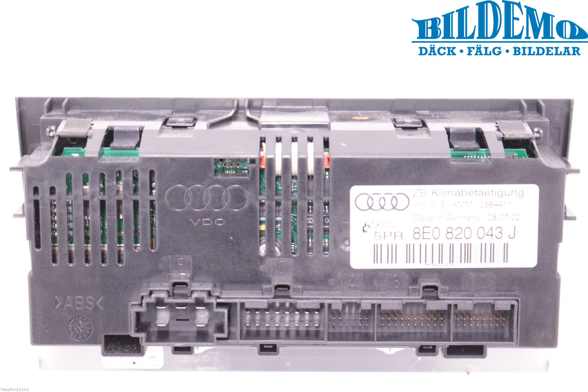 Audi A4/S4 01-05 Ac Styrenhet Ac Manöveren