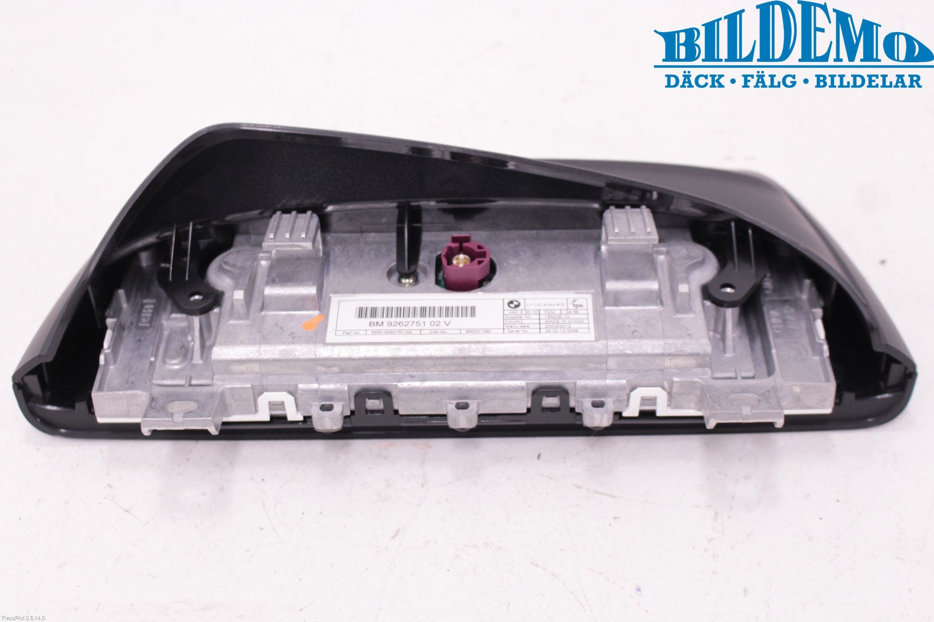 BMW 1 F20/F21 11-19 Bildskärm