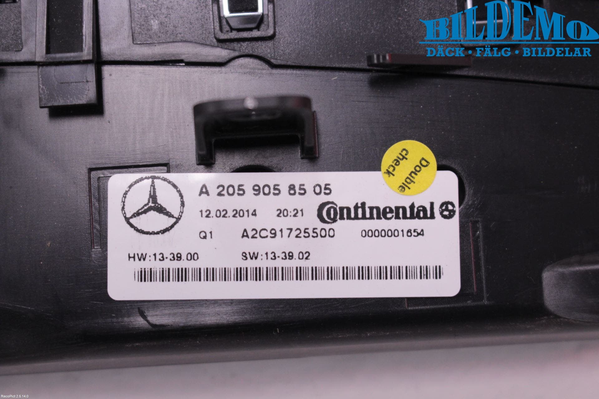 Mercedes-Benz MB C-KLASS (W205) 14-21 Ac Styrenhet Ac Manöveren