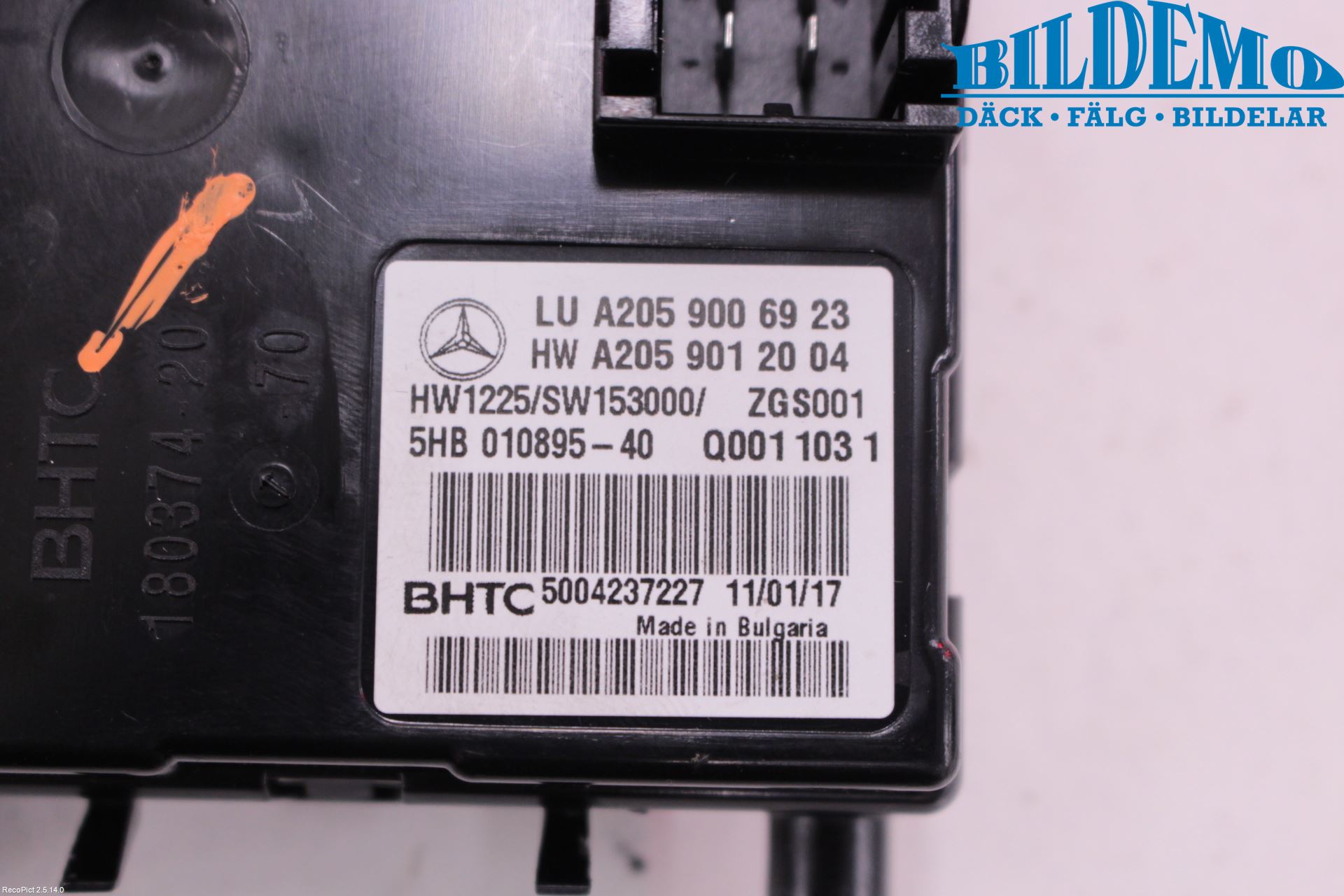 Mercedes-Benz MB GLC-KLASS (X253/C253) 15-22 Ac Styrenhet Ac Manöveren