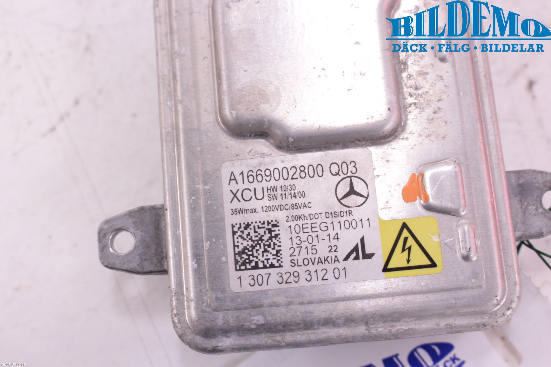 Mercedes-Benz MB B-KLASS (W246/W242) 12-19 Styrenhet Strålkastare