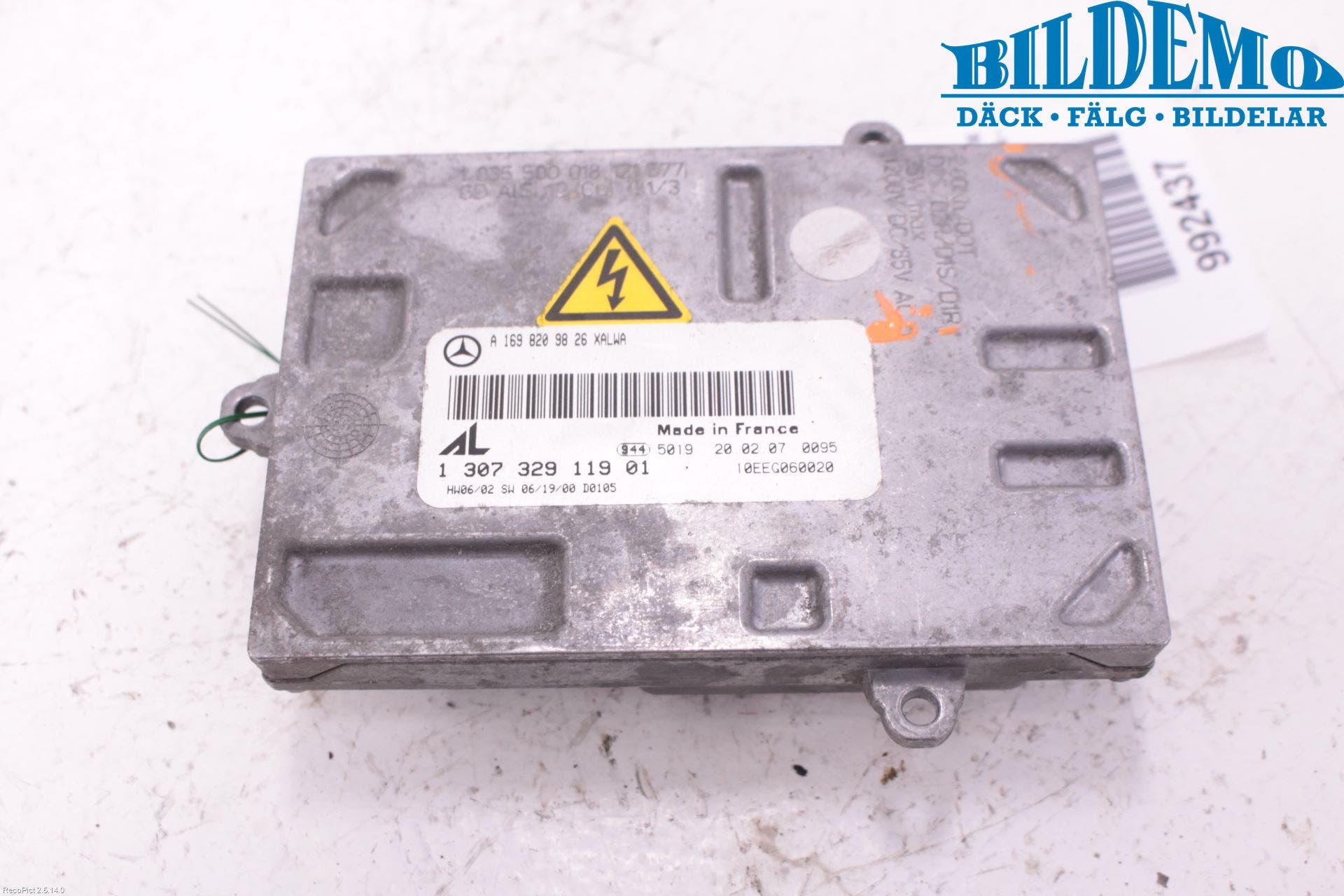 Mercedes-Benz MB B-KLASS (W245) 05-12 Styrenhet Strålkastare