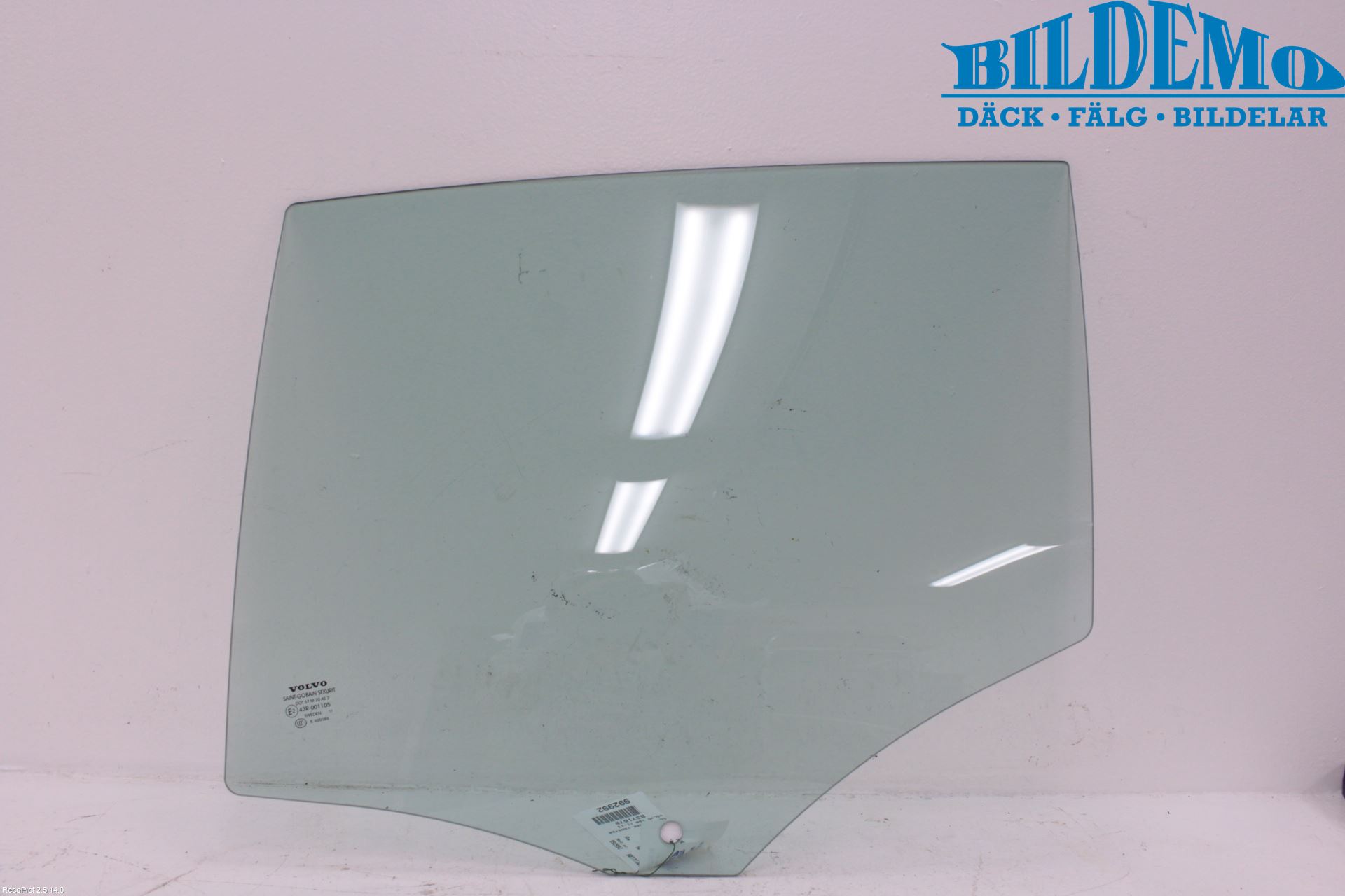 Volvo V60 11-13 Dörruta Bak Vänster