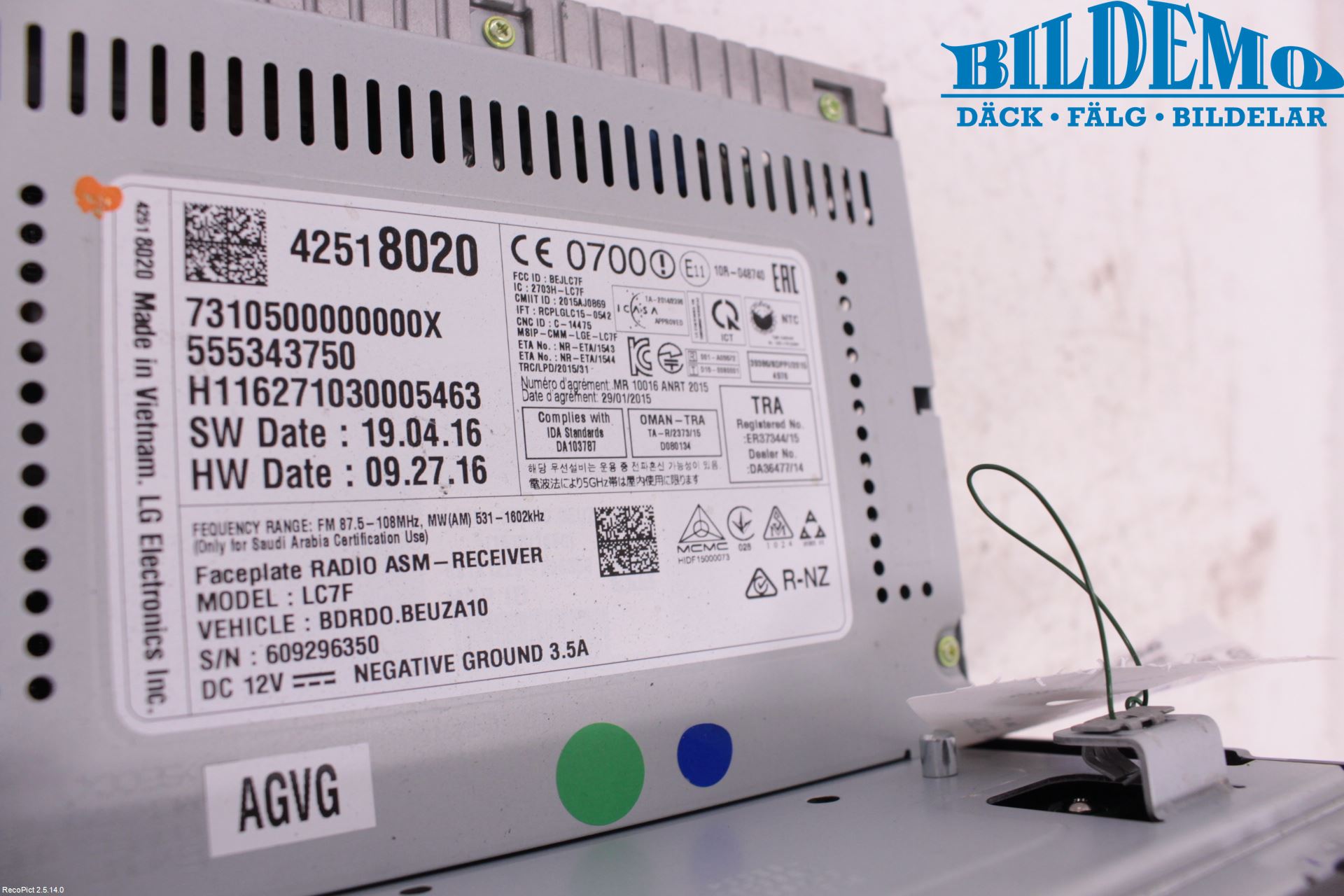 Opel CORSA E 15-19 Cd Radio - Multimediapanel