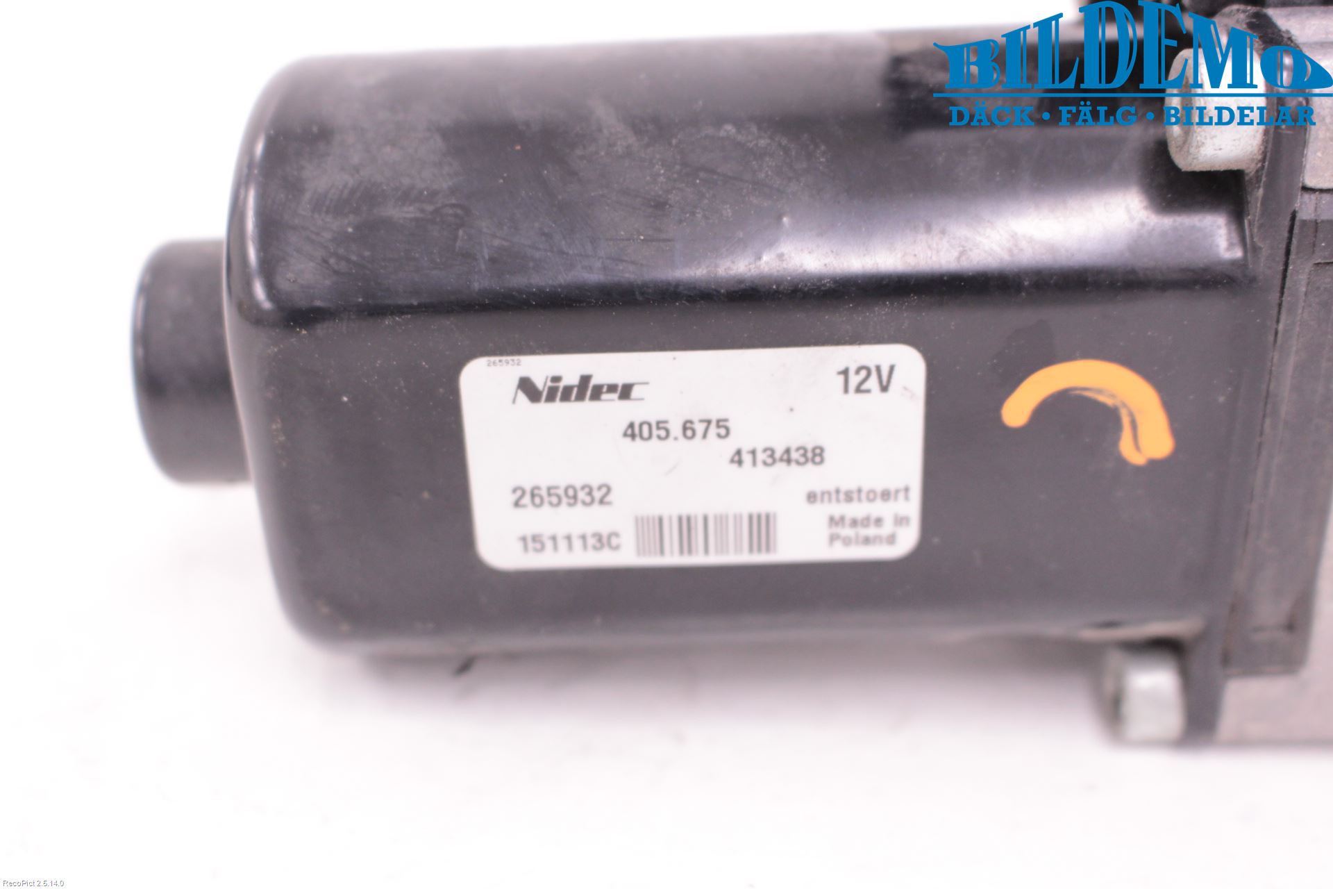 BMW 6 GRAN COUPÉ F06 12-19 Motor Elektrisk Bak