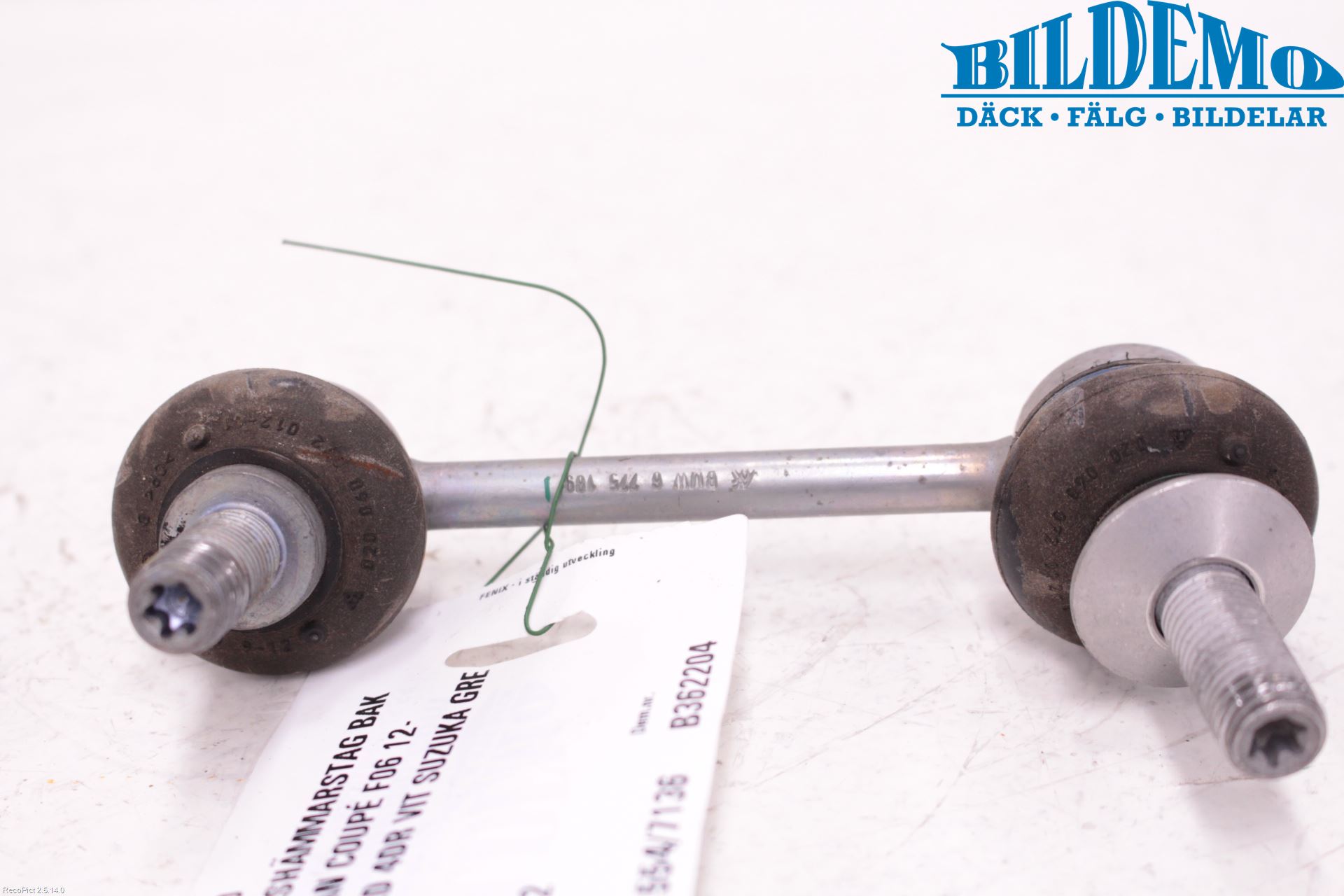 BMW 6 GRAN COUPÉ F06 12-19 Krängningshämmarstag Bak