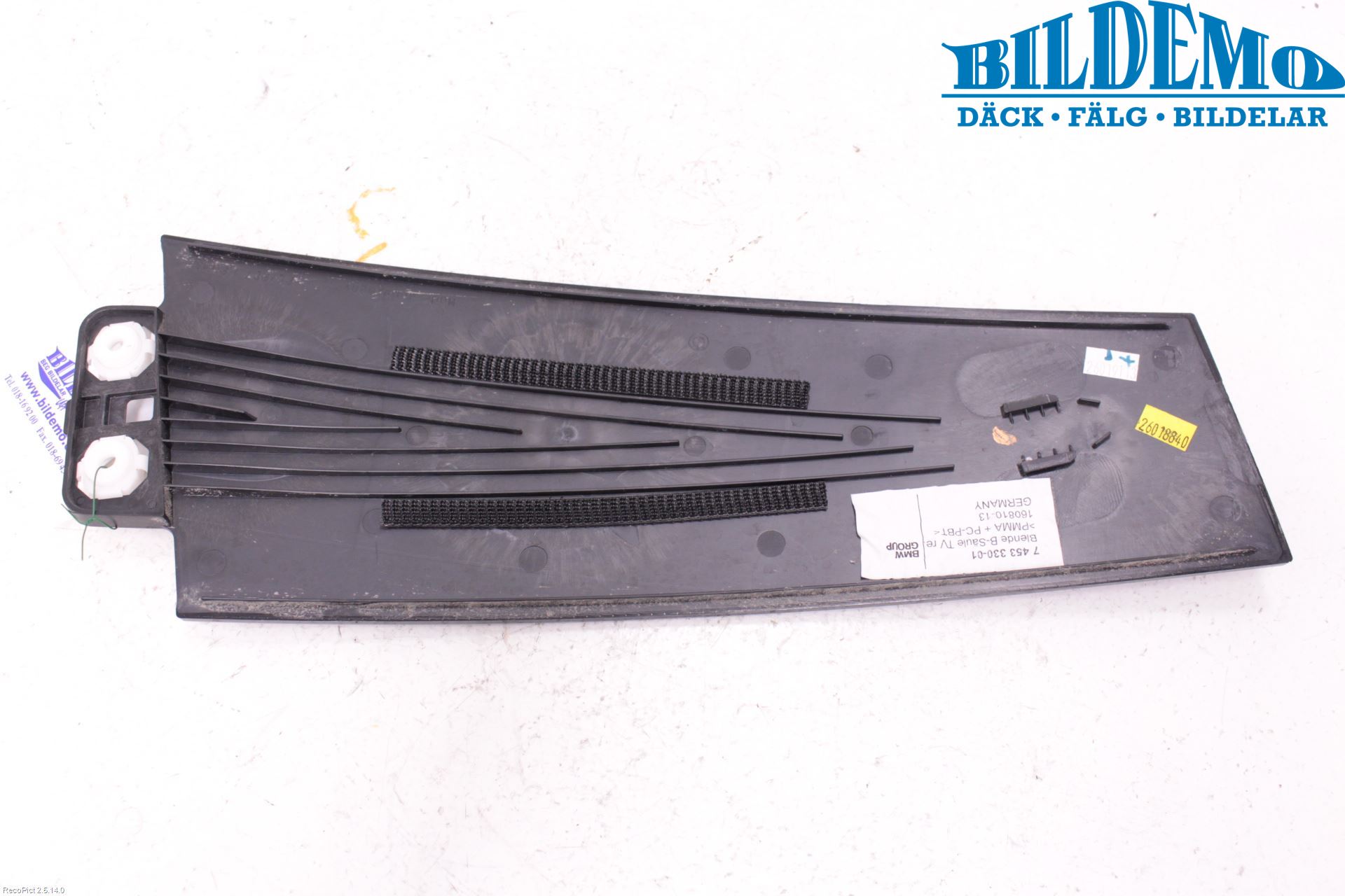 BMW 6 GRAN COUPÉ F06 12-19 Dörr Dekorlist Fram Hö