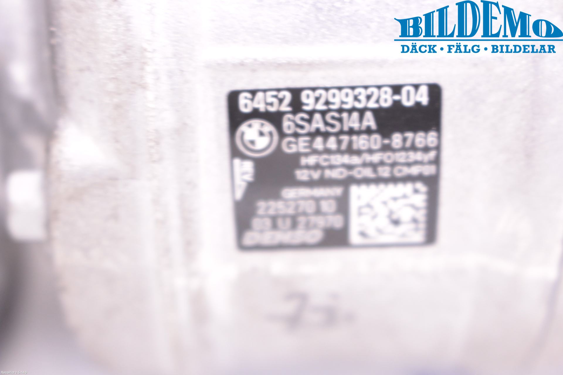 BMW 1 F20/F21 11-19 Ac Kompressor