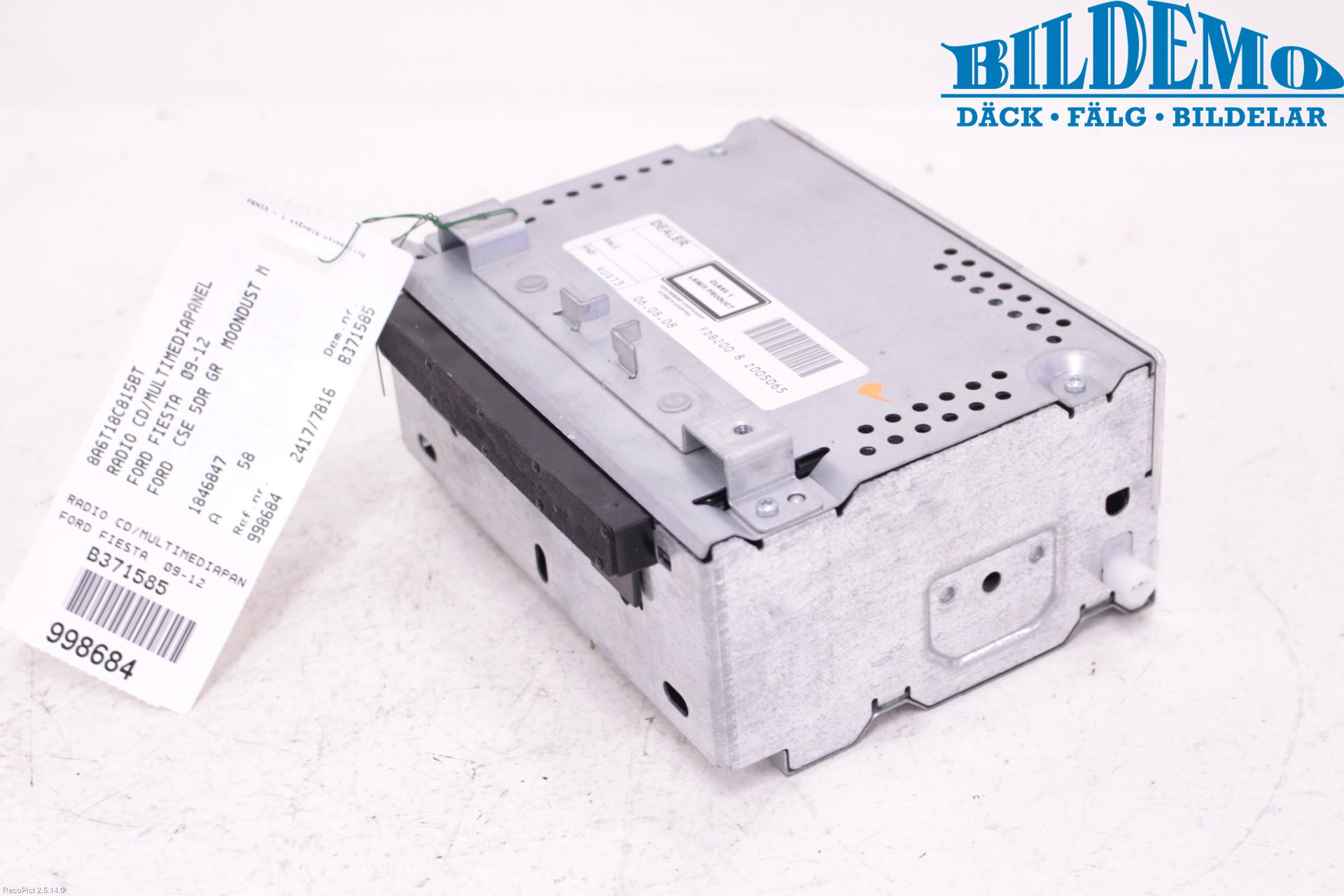Ford FIESTA 09-12 Cd Radio - Multimediapanel