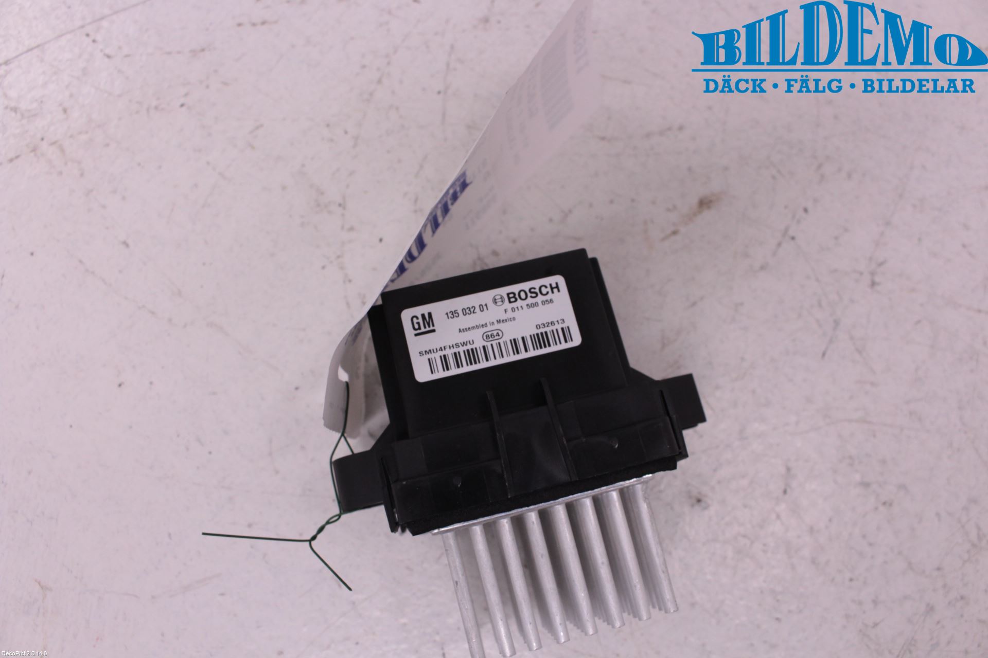 Opel ASTRA J 10-15 Värmefläktsmotstånd