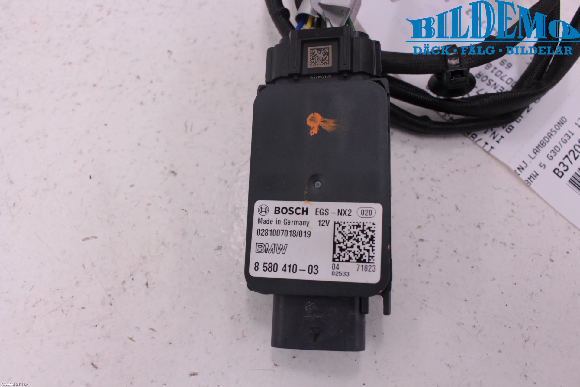 BMW 5 G30/G31/F90 17-23 Givare Temp-Tryck Avgas