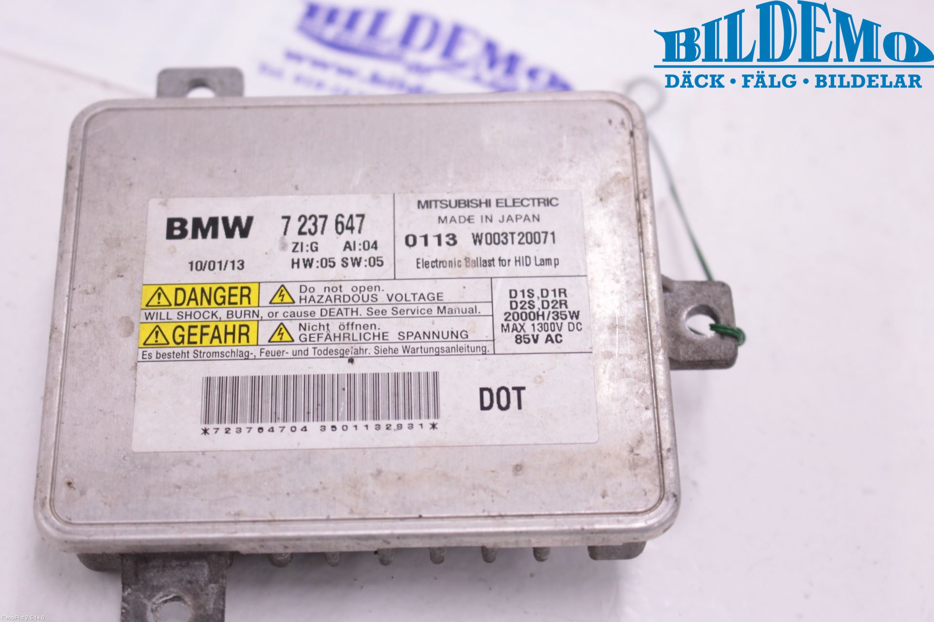 BMW 3 E90/91 SED/TOU 05-12 Styrenhet Strålkastare