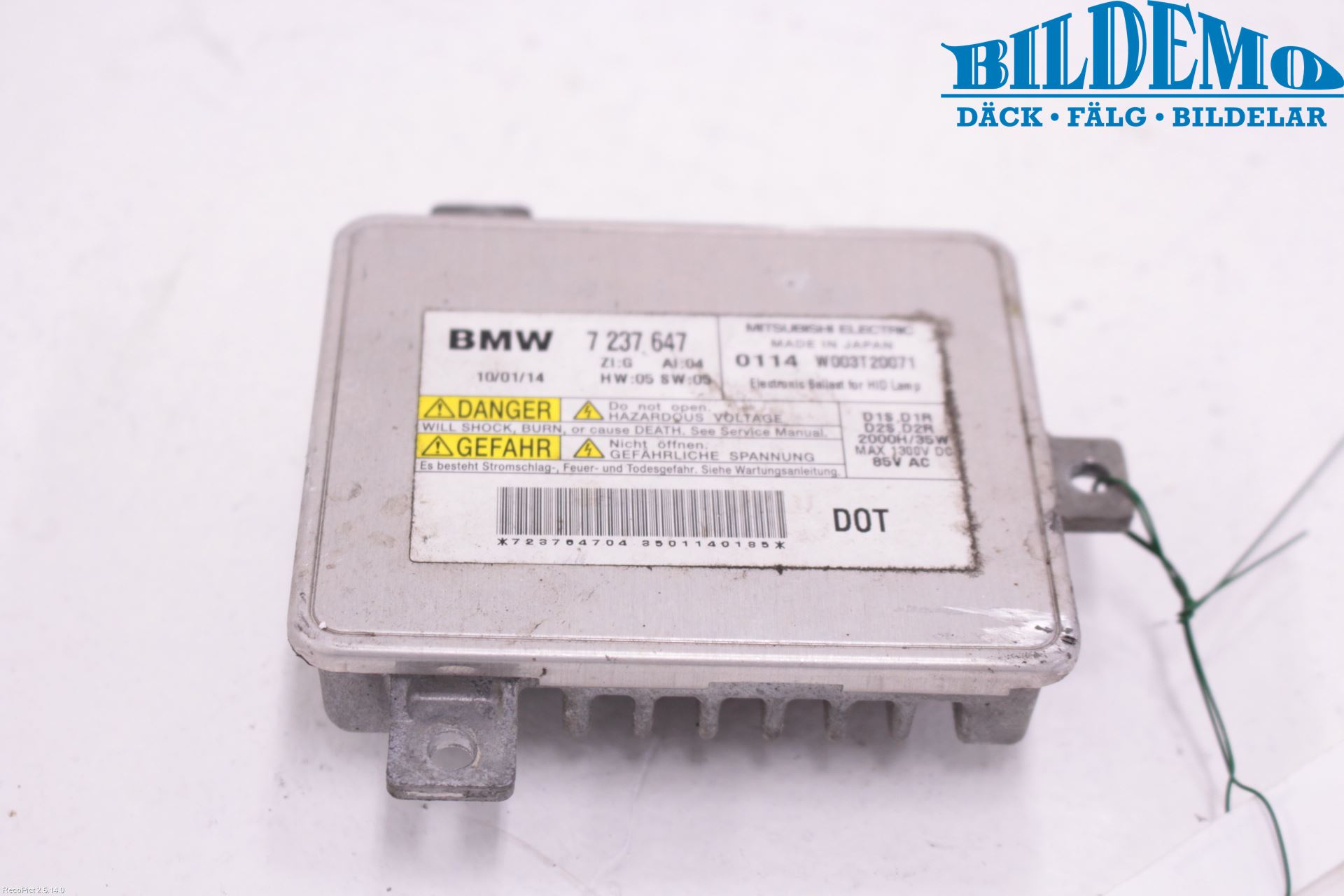 BMW 3 E90/91 SED/TOU 05-12 Styrenhet Strålkastare