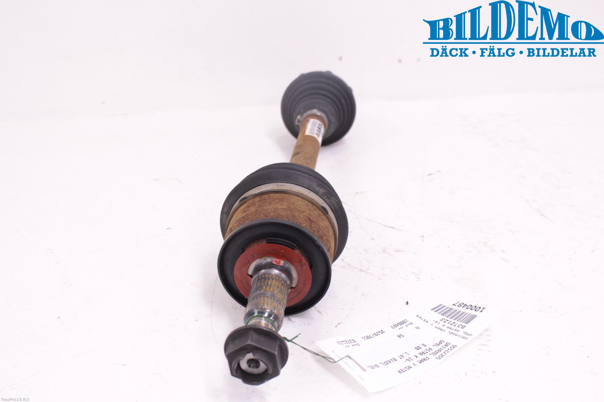 Opel ASTRA K 16-22 Drivaxel Fram Vänster