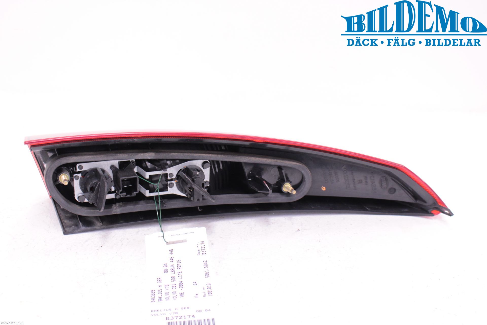 Volvo V70 00-04 Bakljus Höger