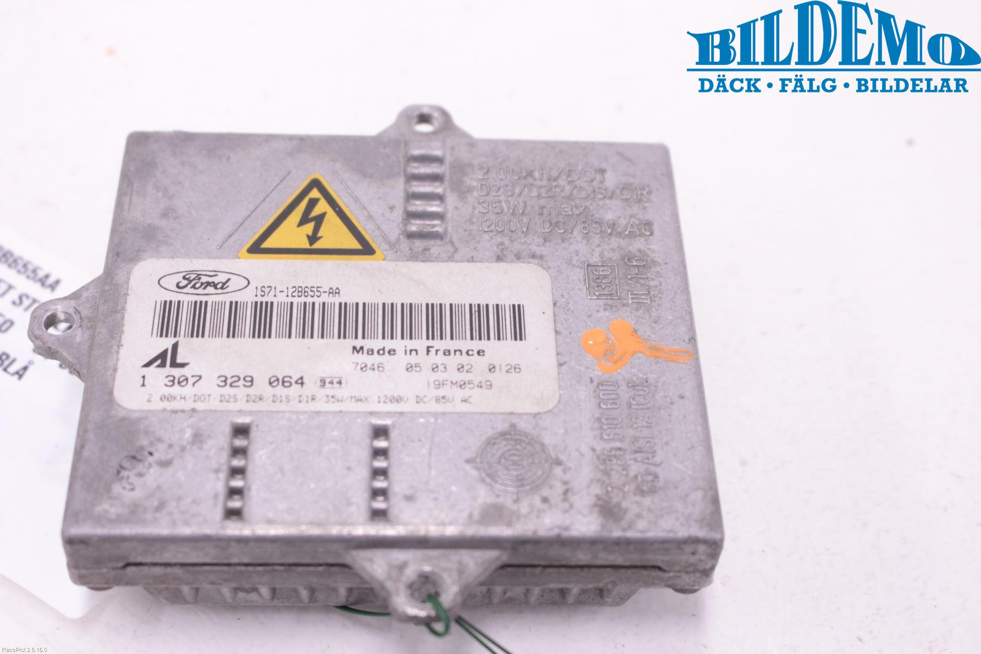 Ford MONDEO     01-06 Styrenhet Strålkastare