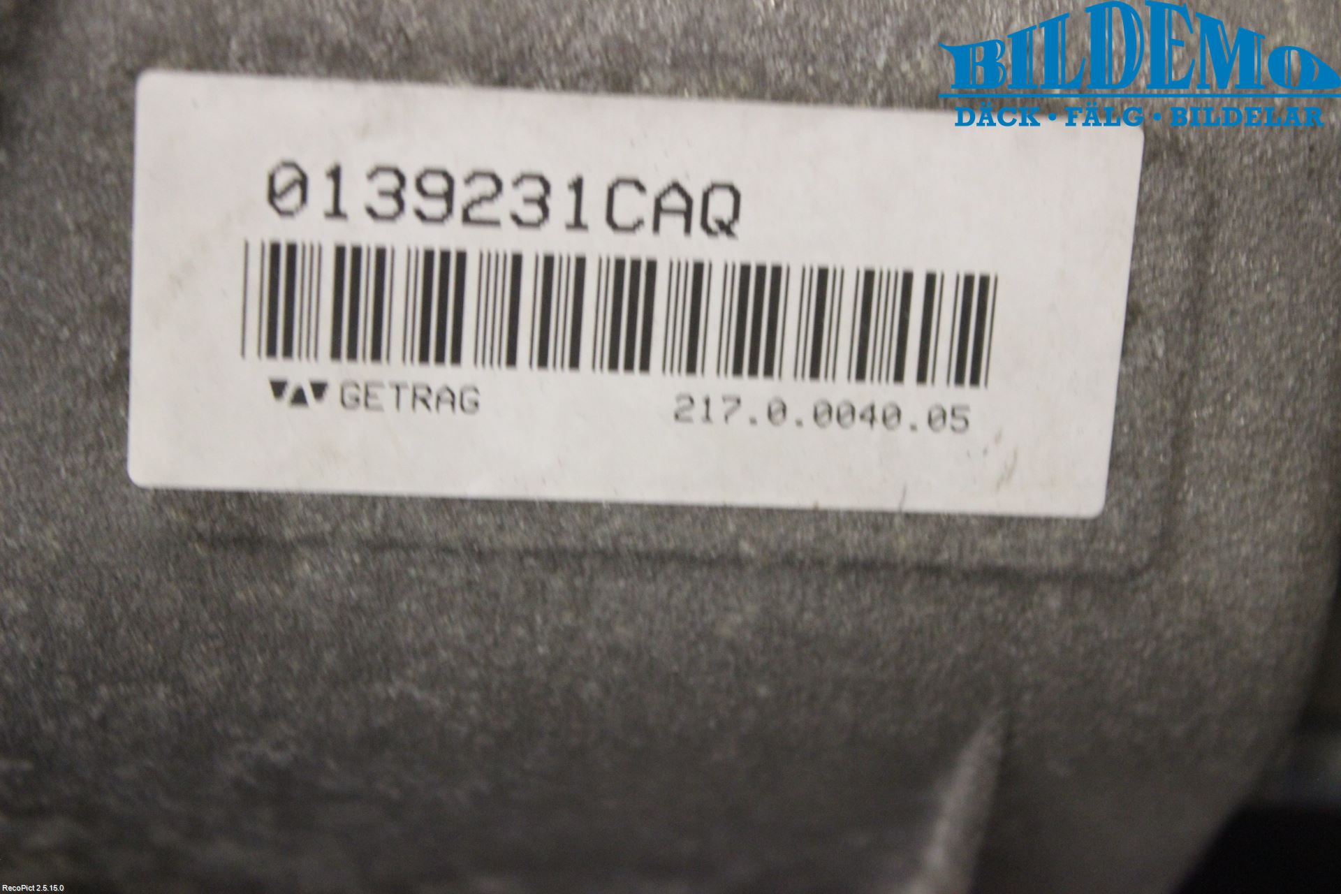 BMW 3 E90/91 SED/TOU 05-12 Växellåda Man 6 Vxl