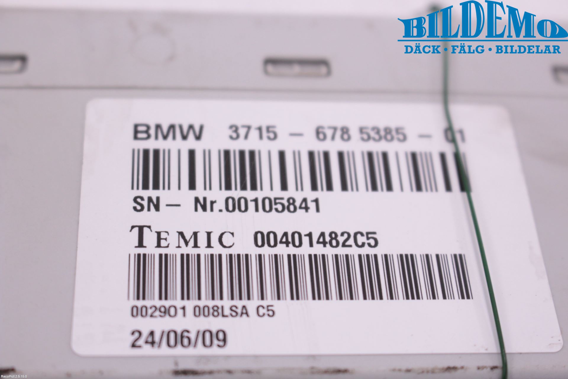 BMW X5 E70 07-13 Styrenhet Övrigt
