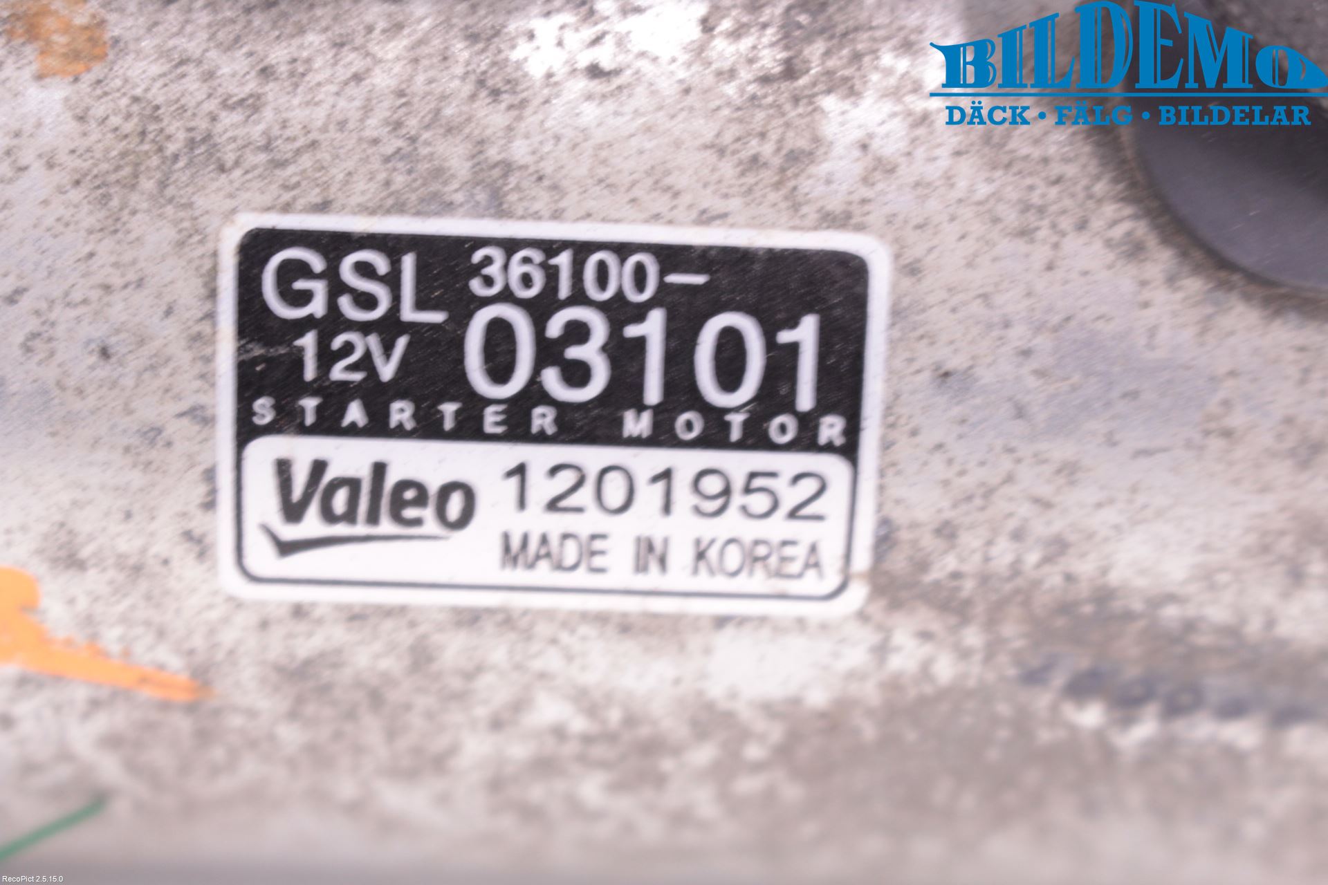 Hyundai i20 GB 15-20 Startmotor