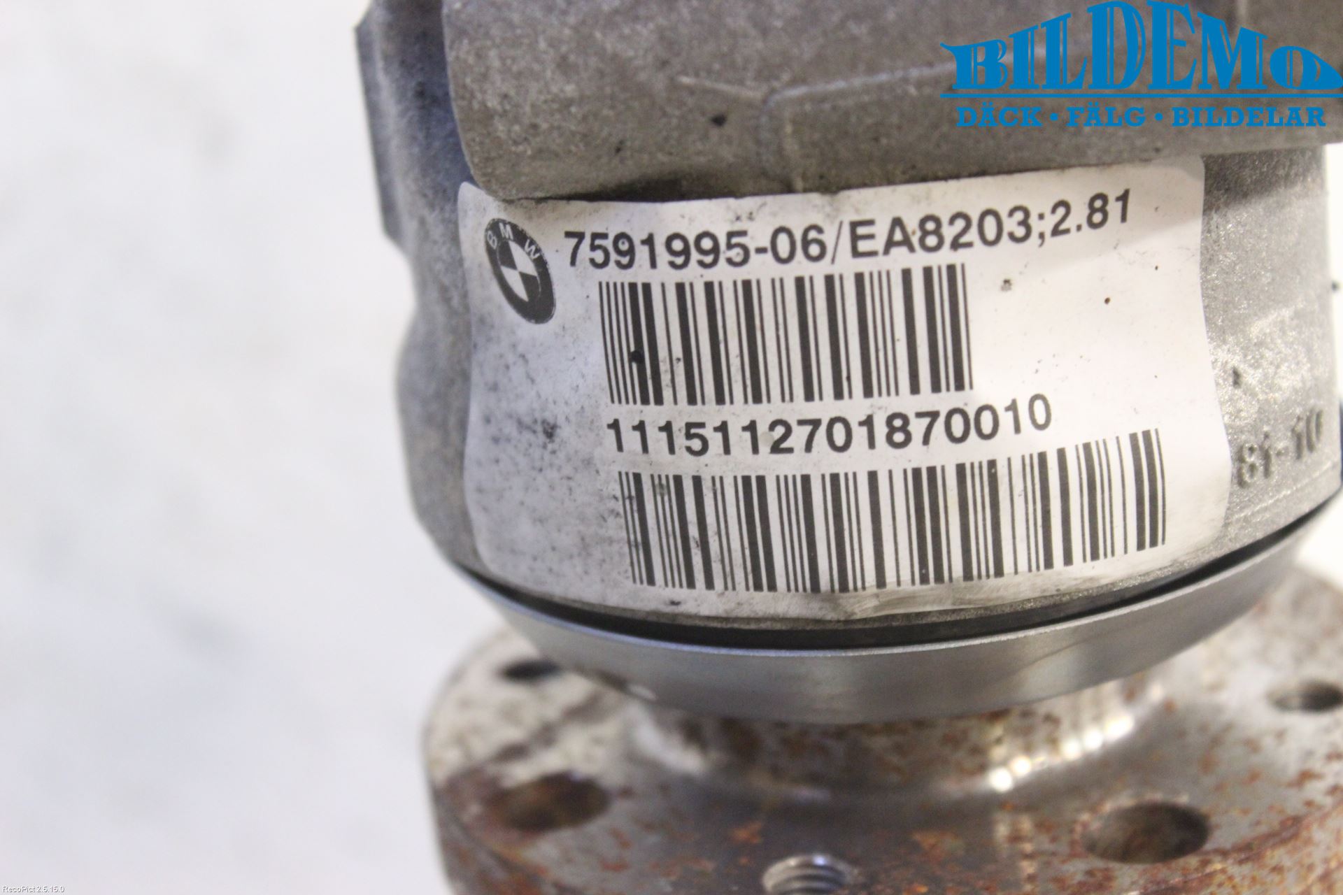 BMW 3 GT F34 13-19 Framvagn Diffrential