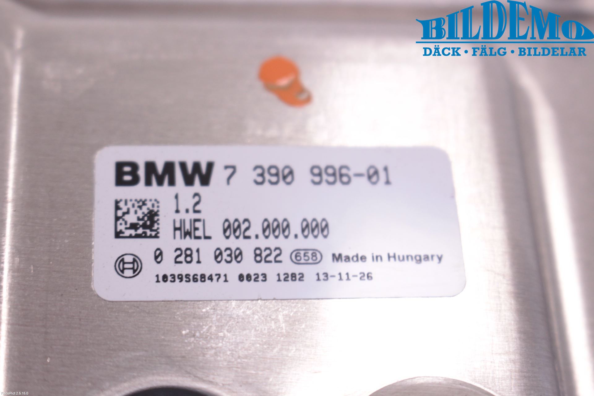 BMW 5 F10/F11/F18 09-17 Styrenhet Övrigt