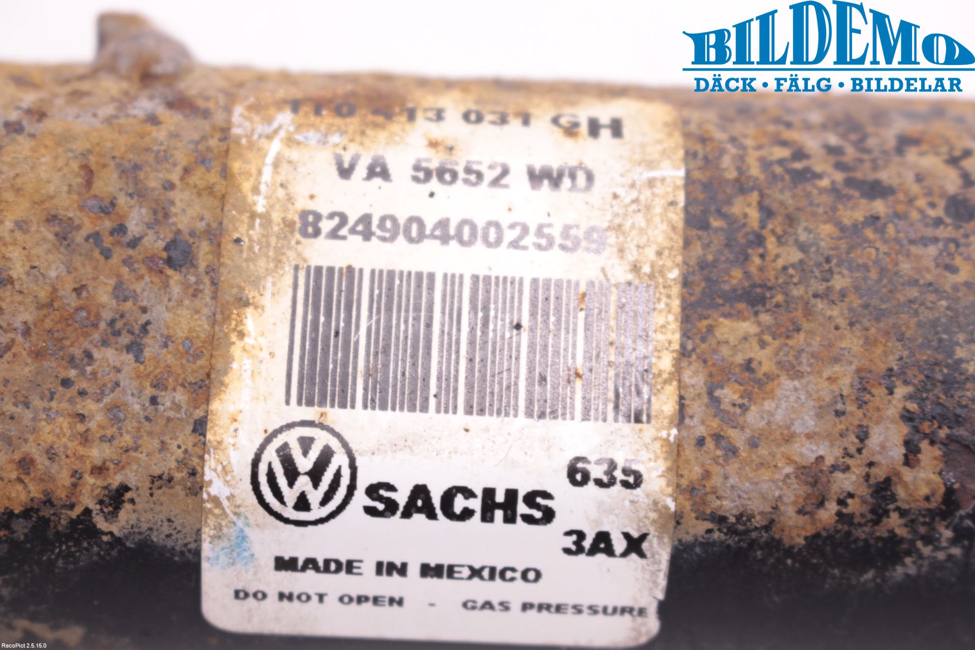 Volkswagen VW JETTA V 06-10 Stötdämpare Fram