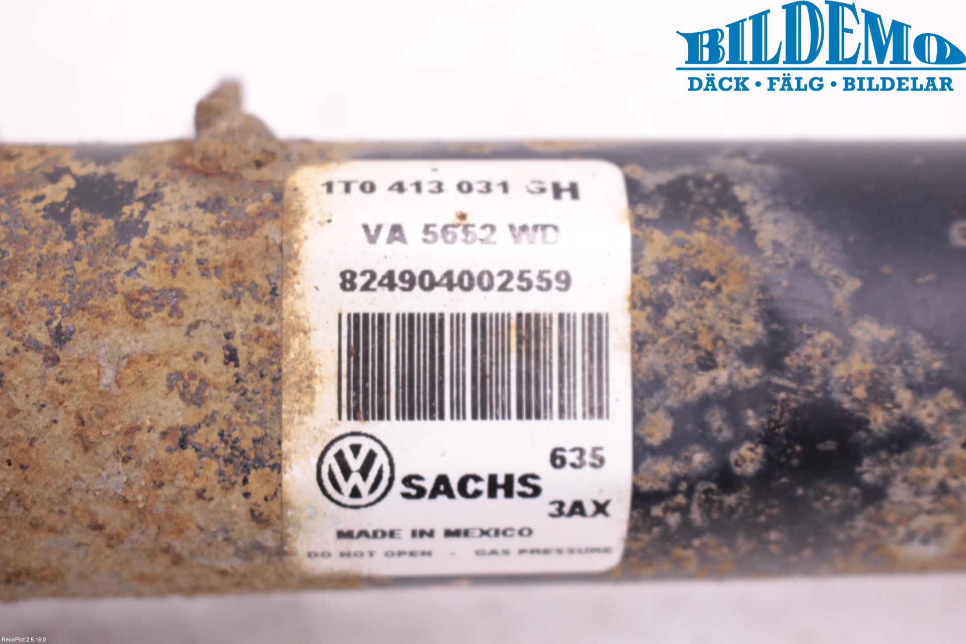 Volkswagen VW JETTA V 06-10 Stötdämpare Fram