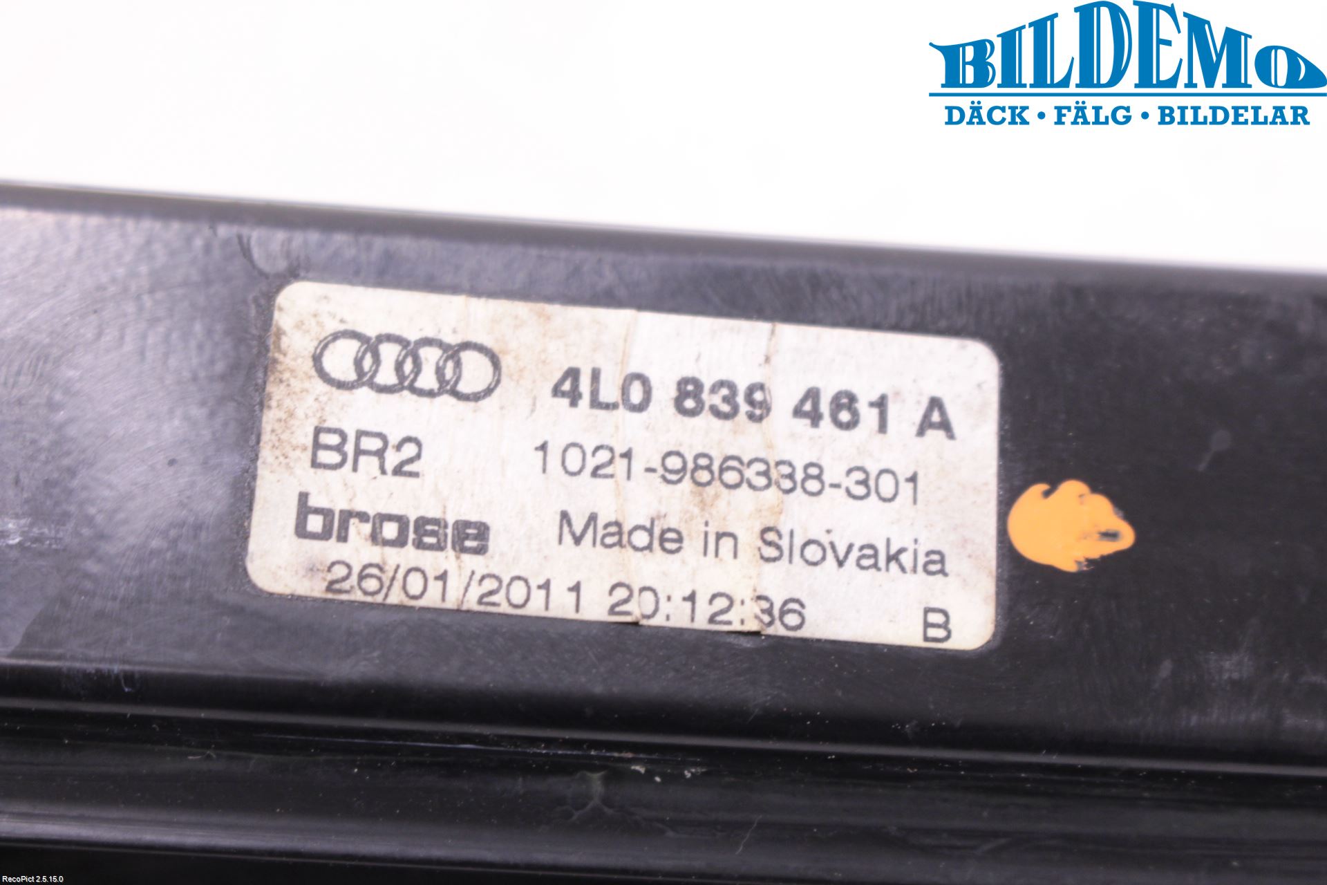 Audi Q7/SQ7 Fönsterhissmekanism