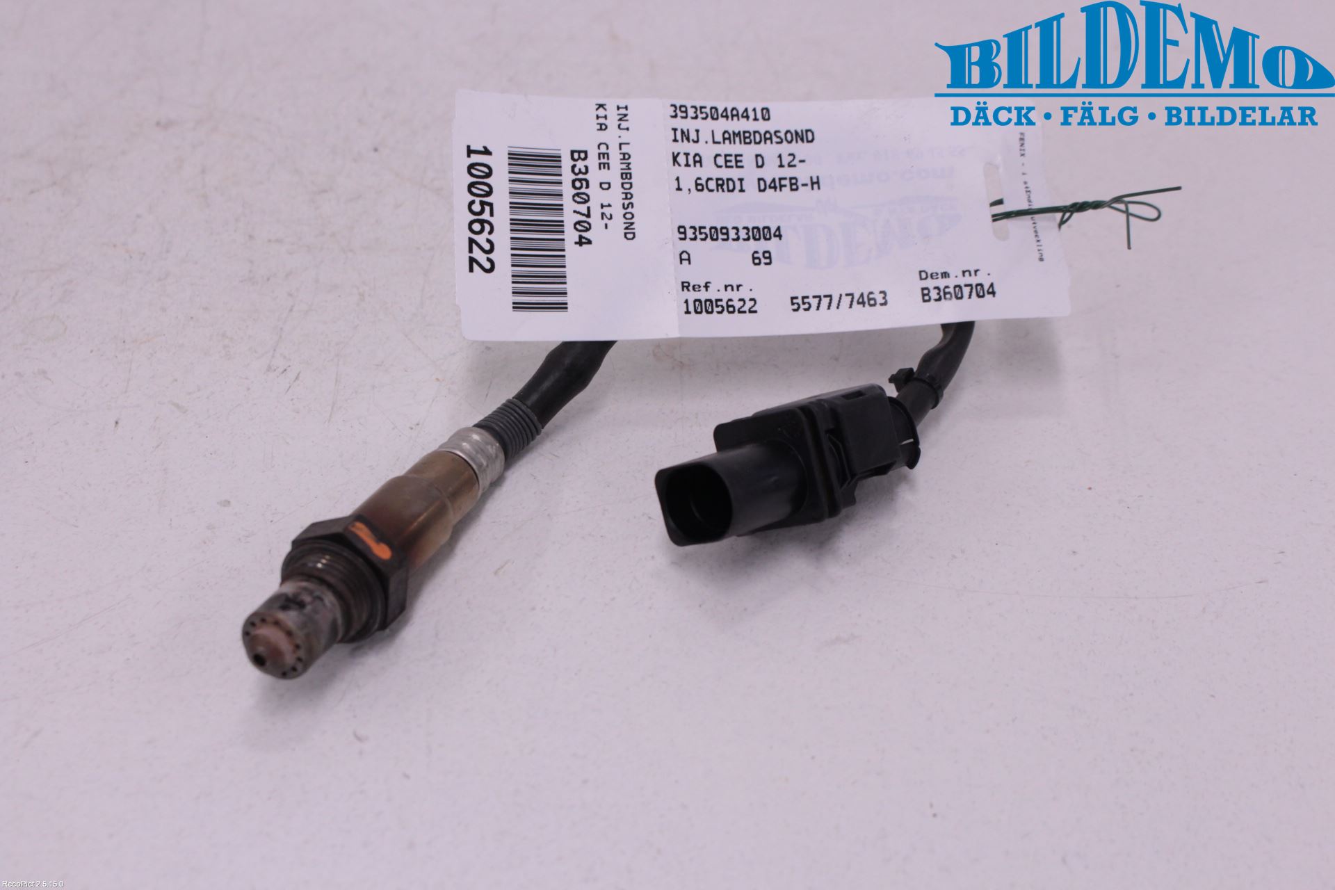 Kia CEED 12-18 Injlambdasond