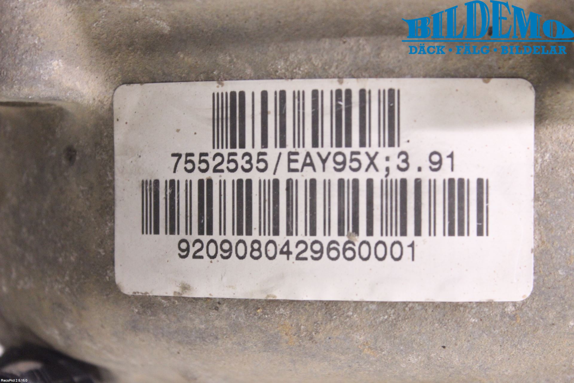 BMW X5 E70 07-13 Framvagn Diffrential