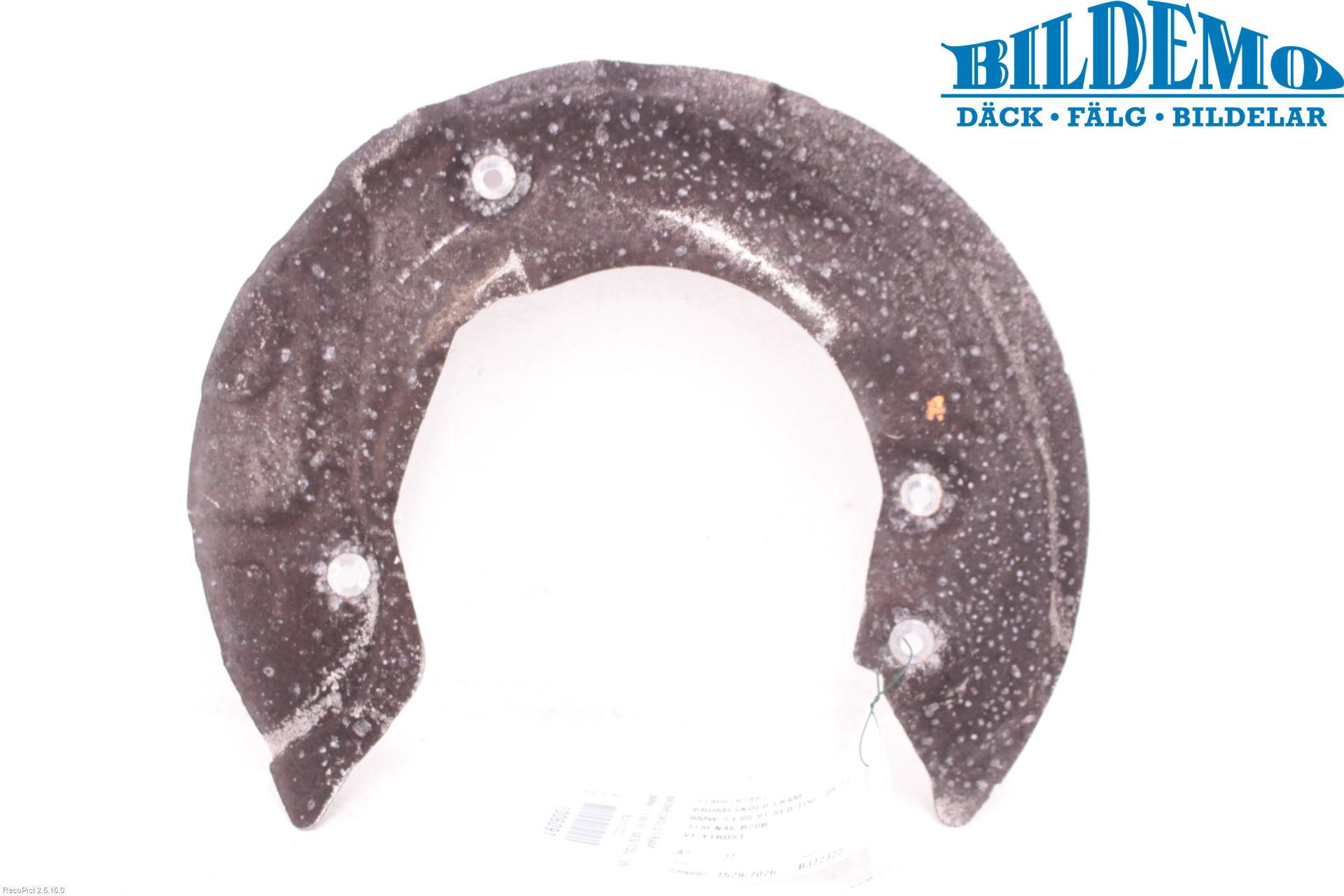 BMW 3 E90/91 SED/TOU 05-12 Bromssköld Fram