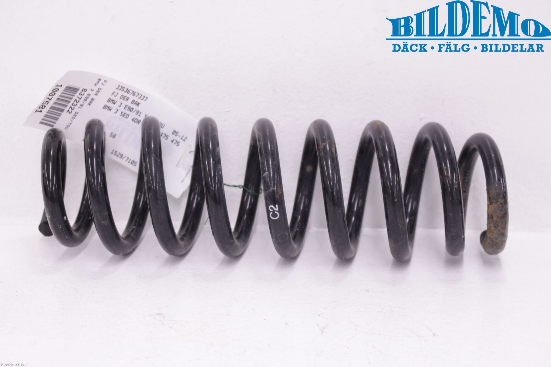 BMW 3 E90/91 SED/TOU 05-12 Fjäder Bak