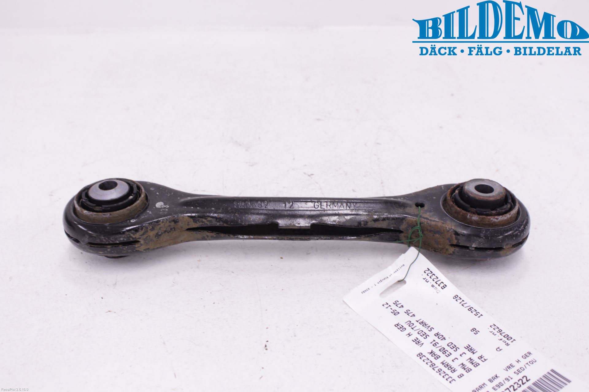 BMW 3 E90/91 SED/TOU 05-12 Bärarm Bak Övre Höger