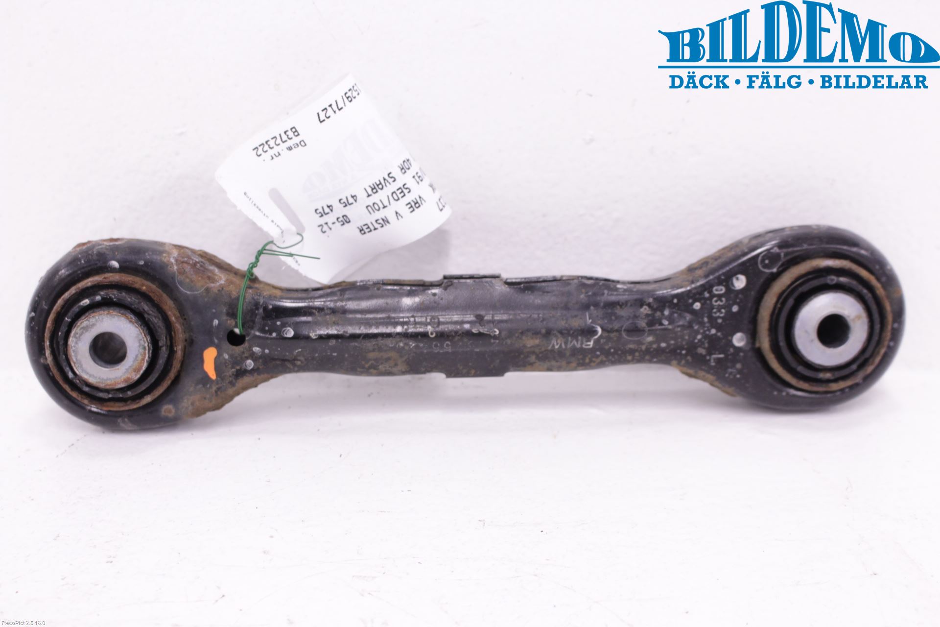 BMW 3 E90/91 SED/TOU 05-12 Bärarm Bak Övre Vänster