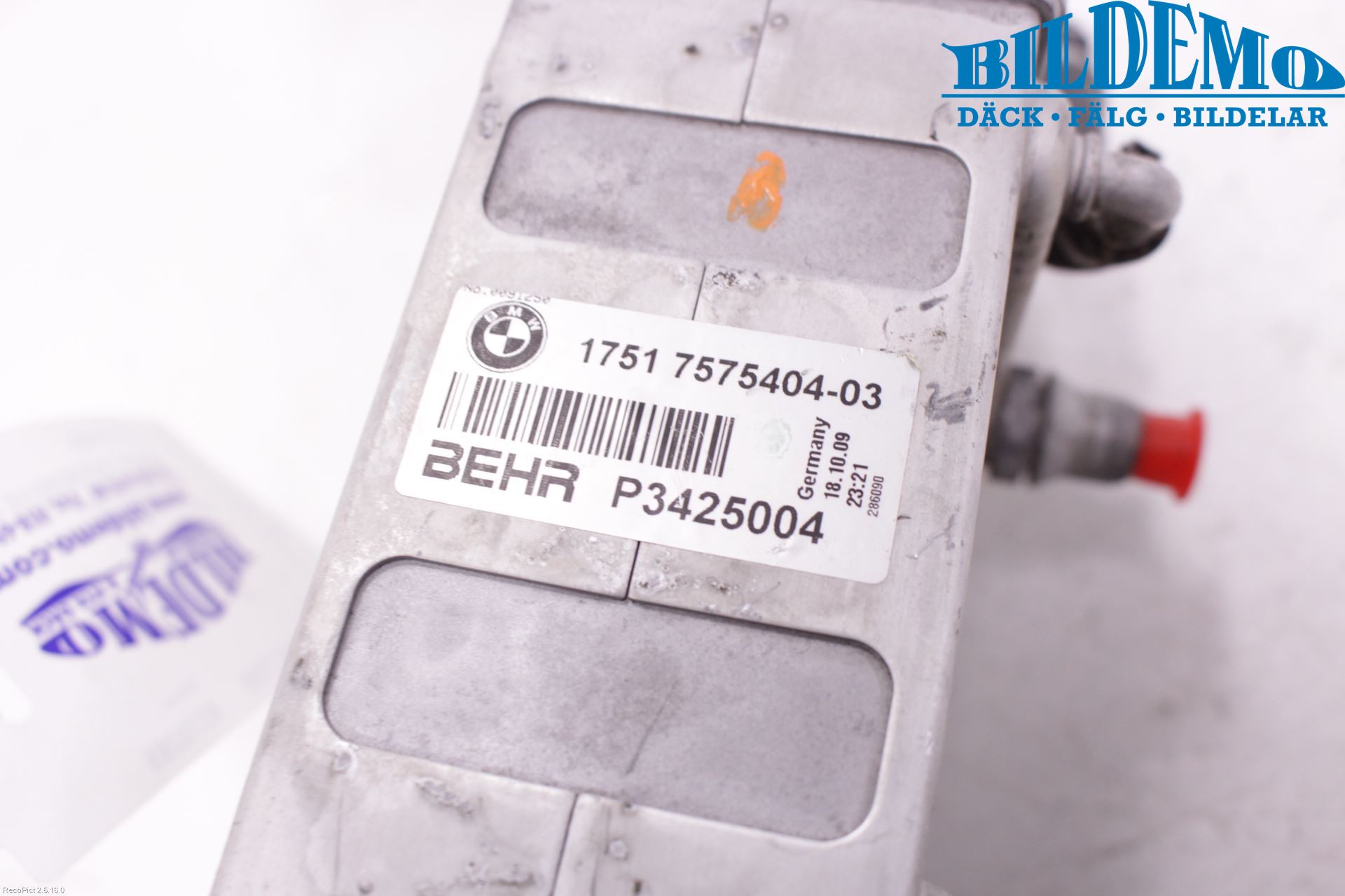 BMW 5 GT F07 09-17 Laddluft-Intercooler Kyl