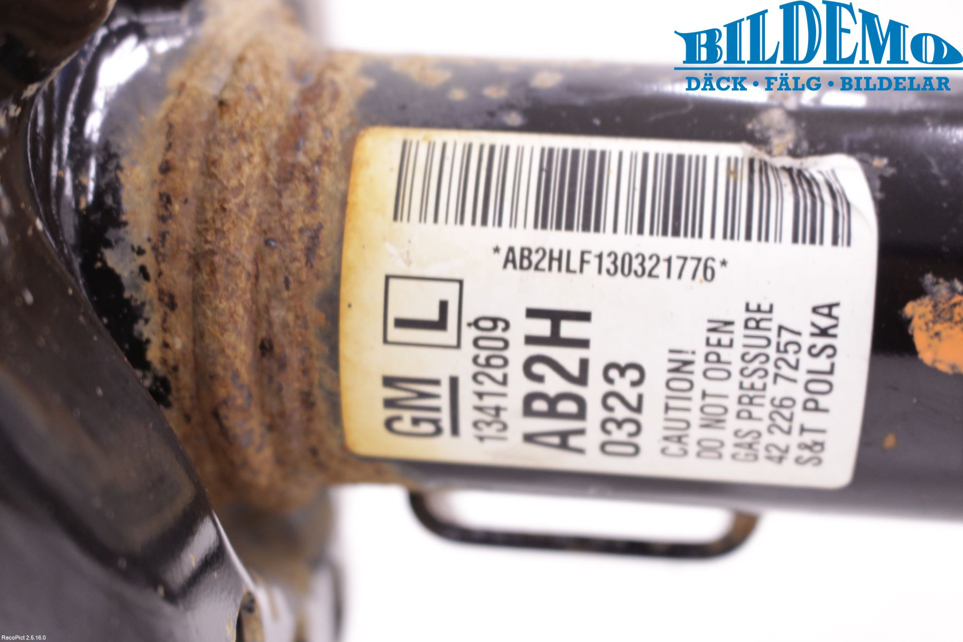 Opel ASTRA J 10-15 Fjäderben Fram Vänster