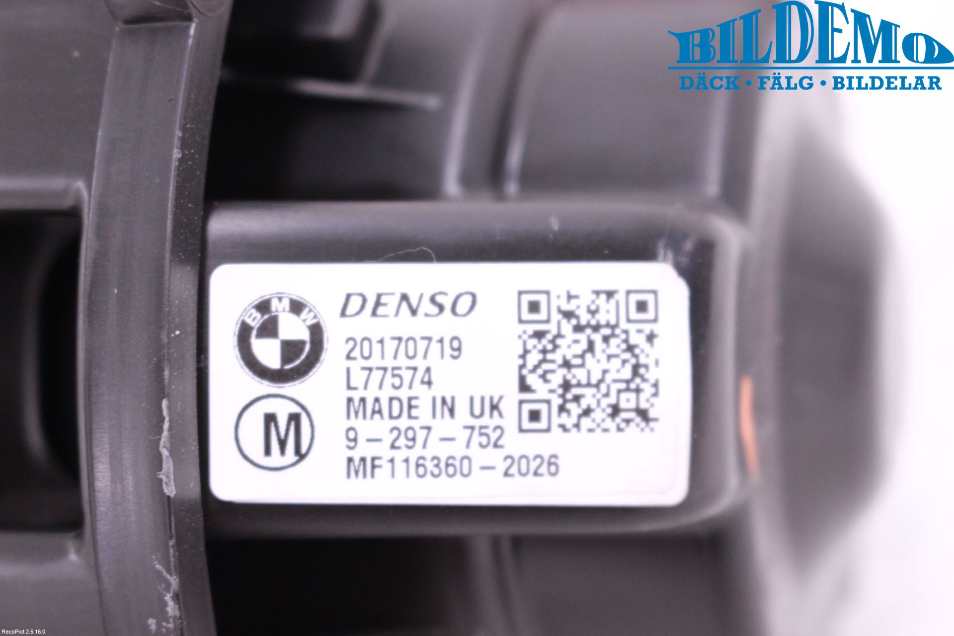 Mini ONE/COOPER 5DR F55 14-24 Värmefläkt