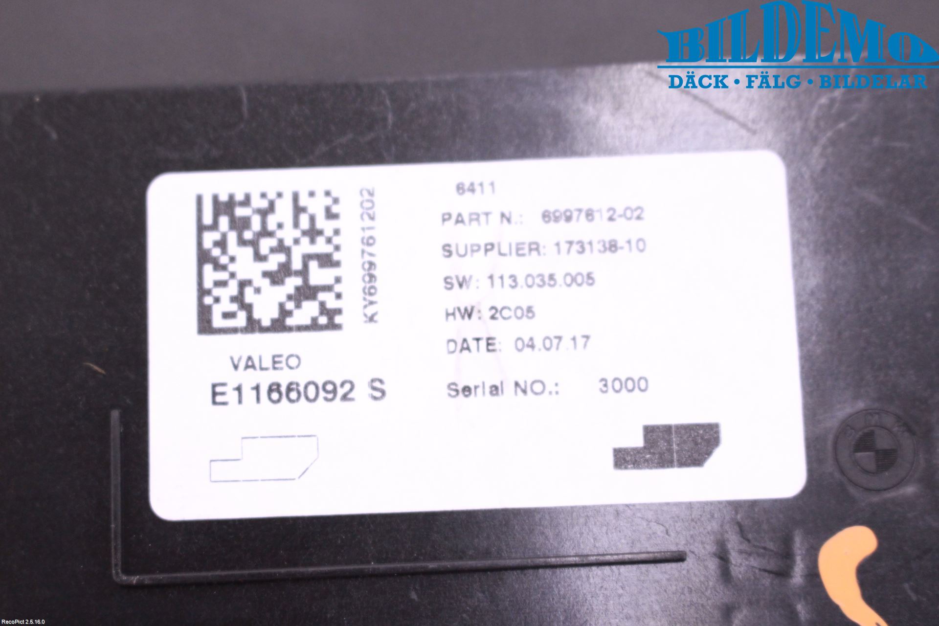 Mini ONE/COOPER 5DR F55 14-24 Styrenhet Övrigt