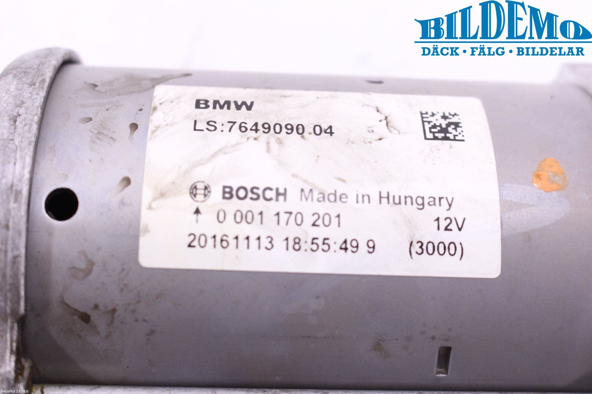 Mini ONE/COOPER 5DR F55 14-24 Startmotor