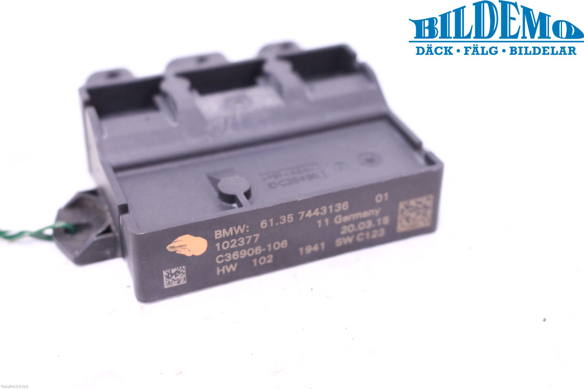 BMW 5 F10/F11/F18 09-17 Styrenhet Baklucka