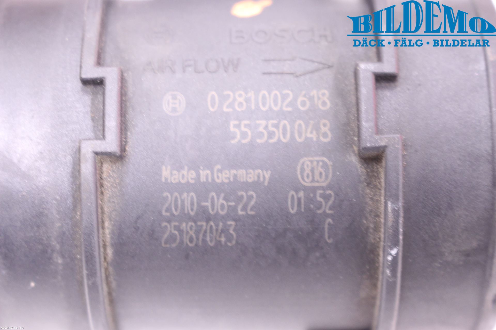 Chevrolet CAPTIVA Injluftmassamätare