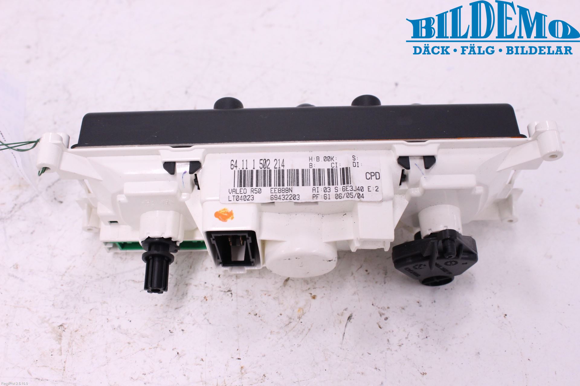 Mini COUPE R50/53 01-06 Ac Styrenhet Ac Manöveren