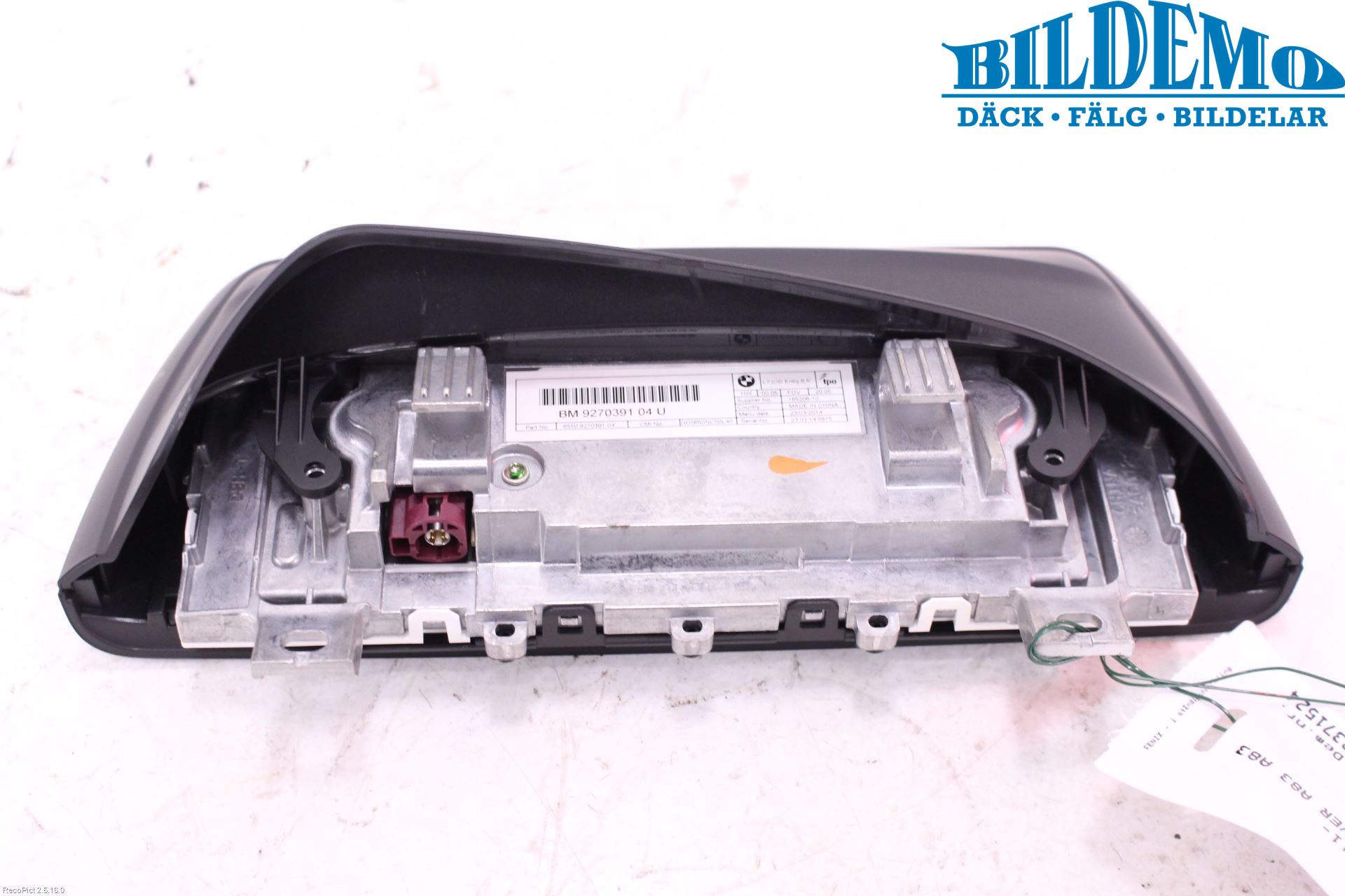 BMW 1 F20/F21 11-19 Bildskärm