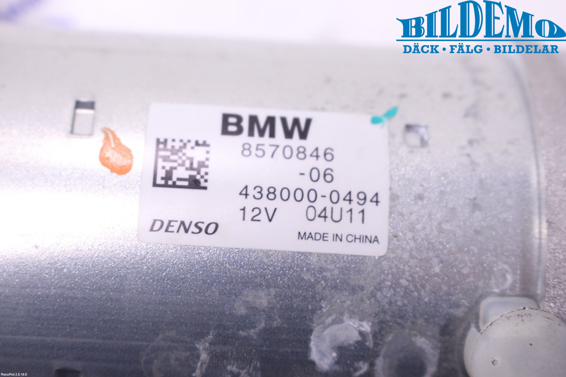 BMW 3 F30/F31/F80 12-19 Startmotor Diesel